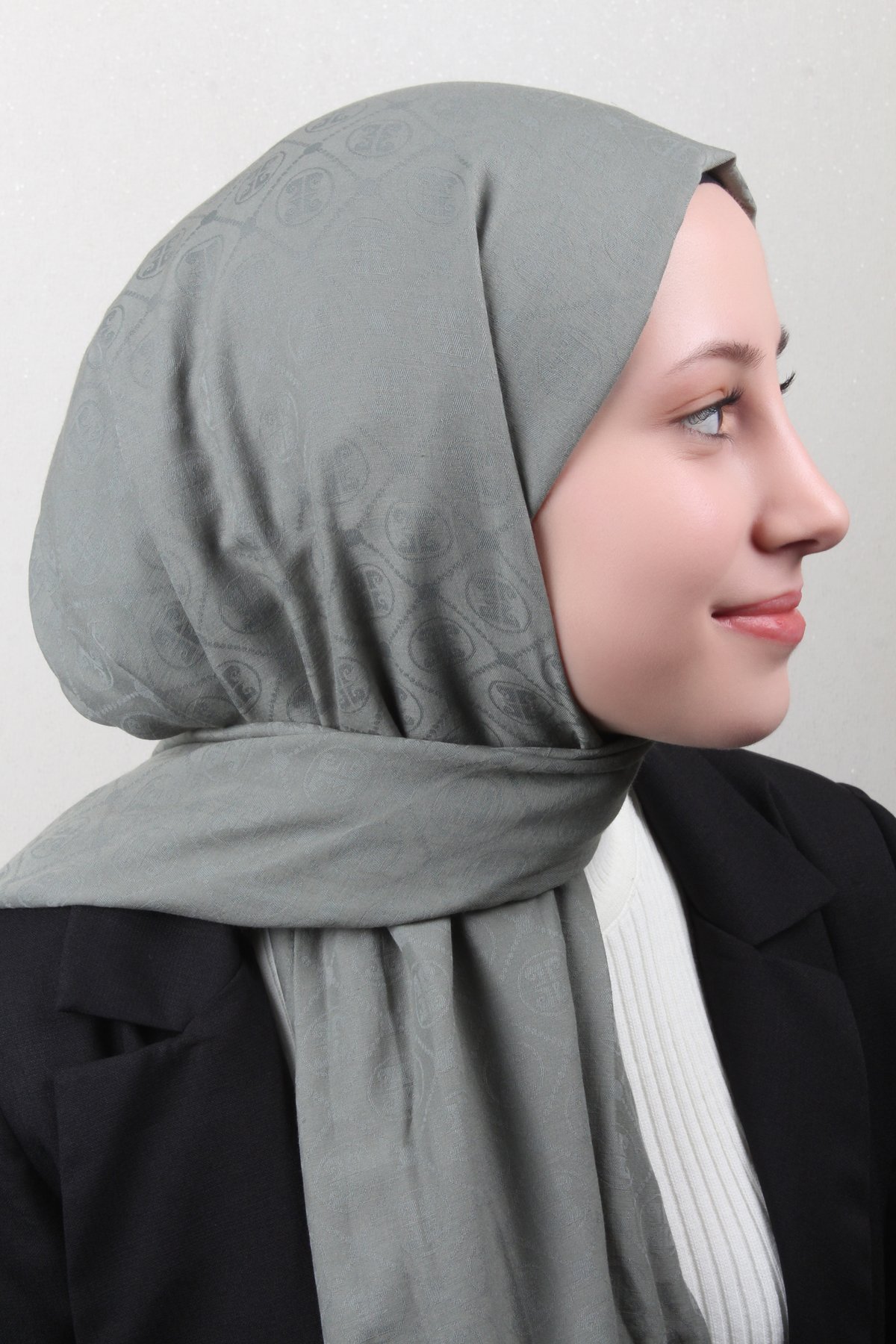 Pierre Cardin Pamuklu Şal 4106-7 Mint Yeşili