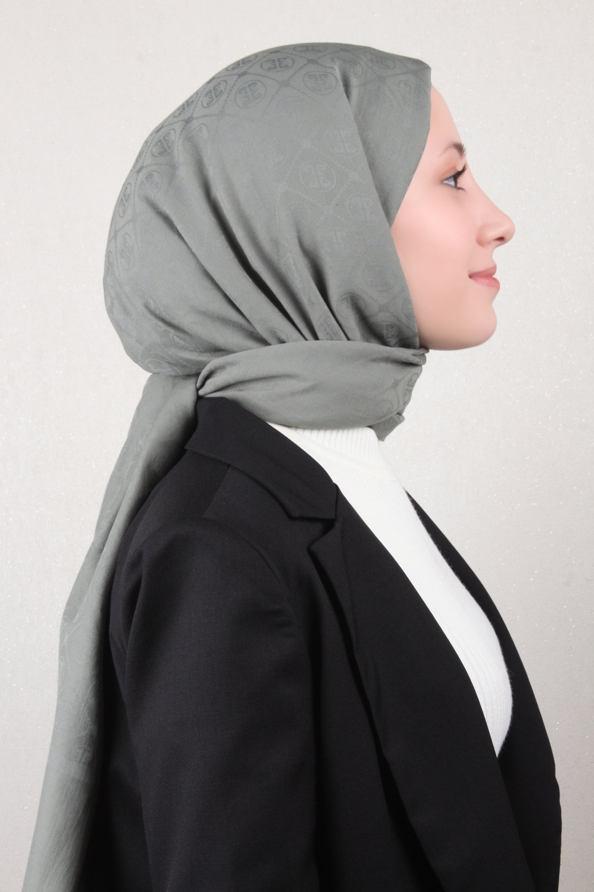 Pierre Cardin Pamuklu Şal 4106-7 Mint Yeşili