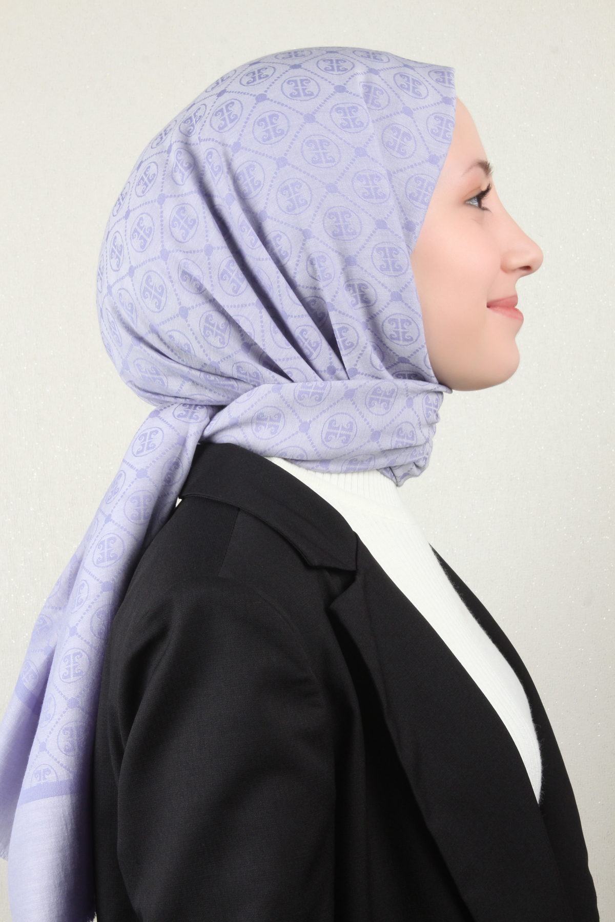 Pierre Cardin Pamuklu Şal 4106-8 Lila