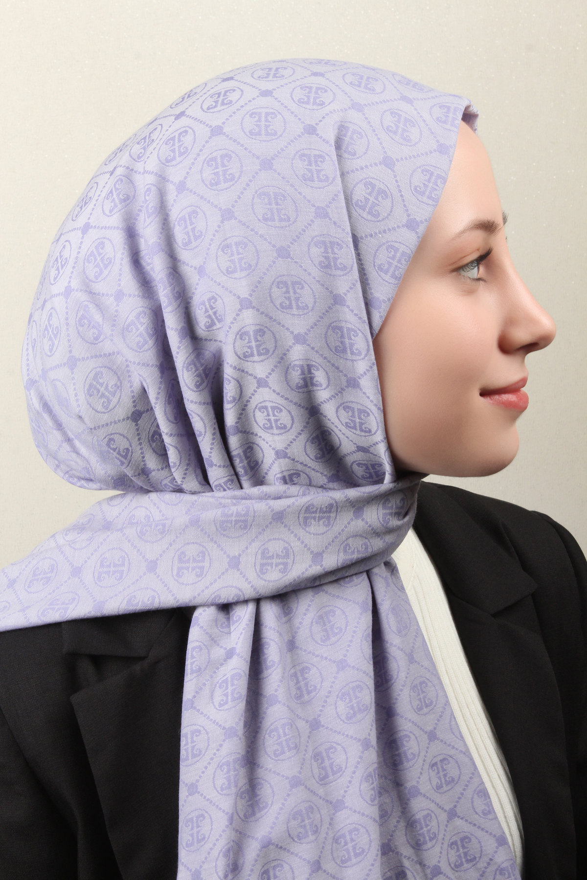 Pierre Cardin Pamuklu Şal 4106-8 Lila