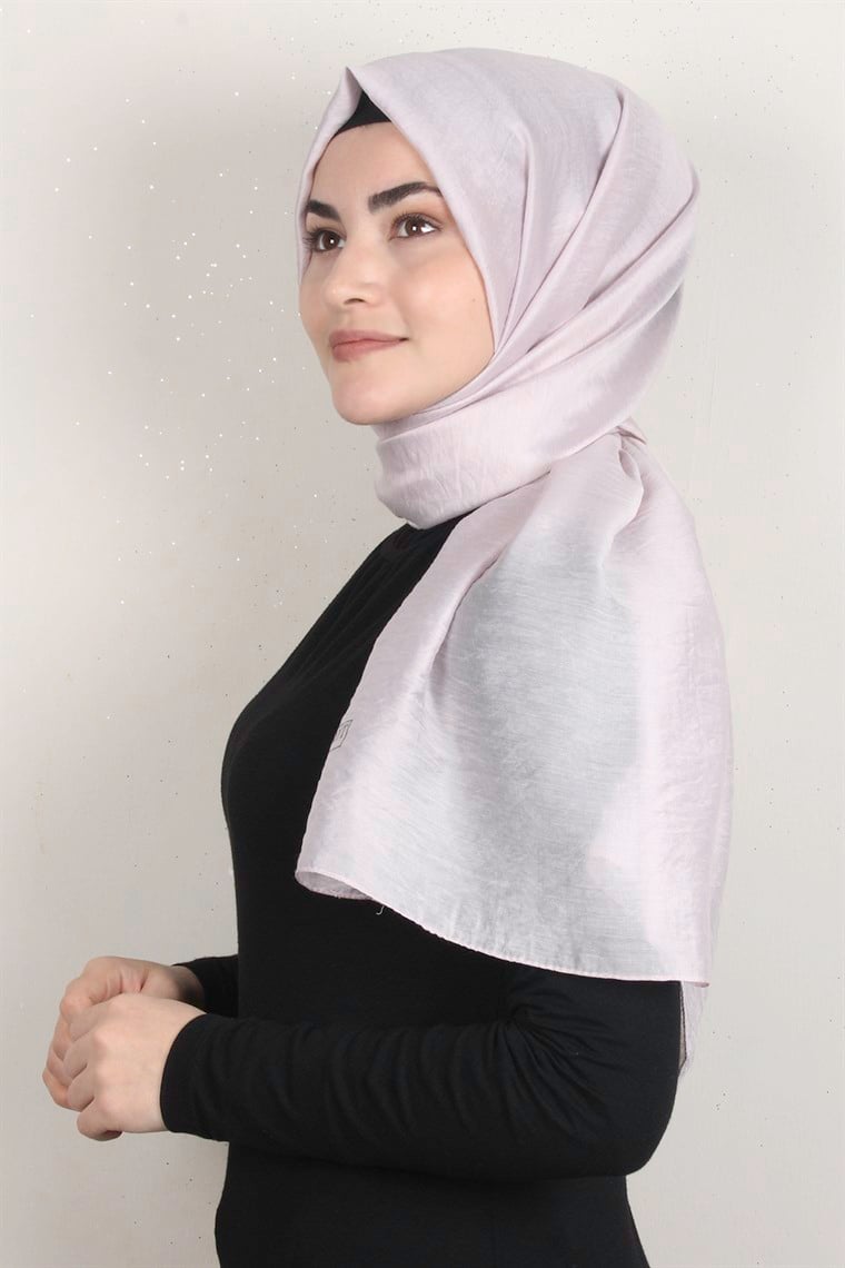 Piramit Cazz Şal 1428-13 Açık Gümüş