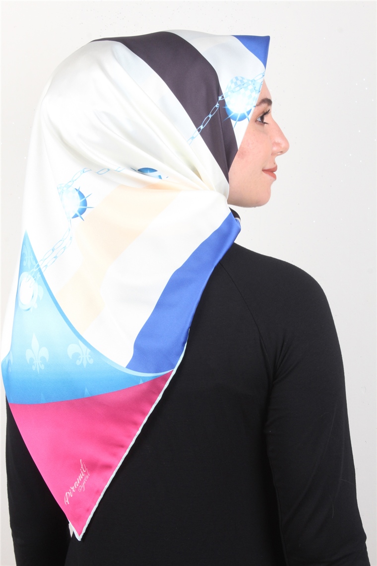 Piramit Dijital Eşarp 1342-51