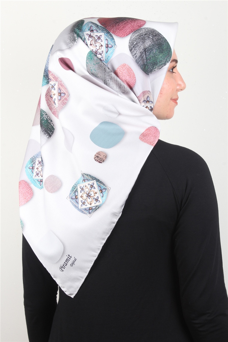 Piramit Dijital Eşarp 1343-28