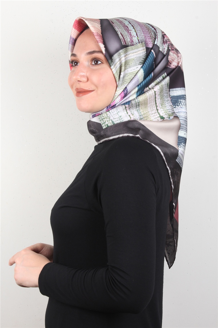 Piramit Dijital Eşarp 1346-18