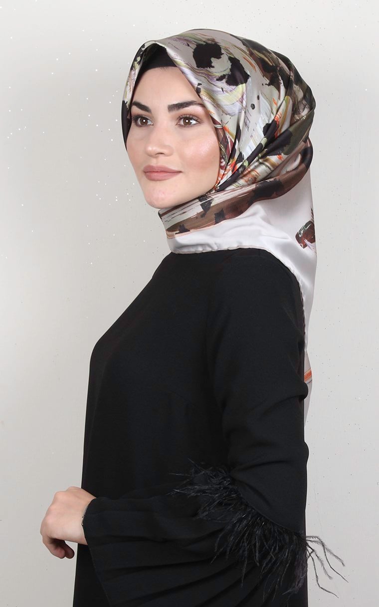 Piramit Dijital Eşarp 1349-2
