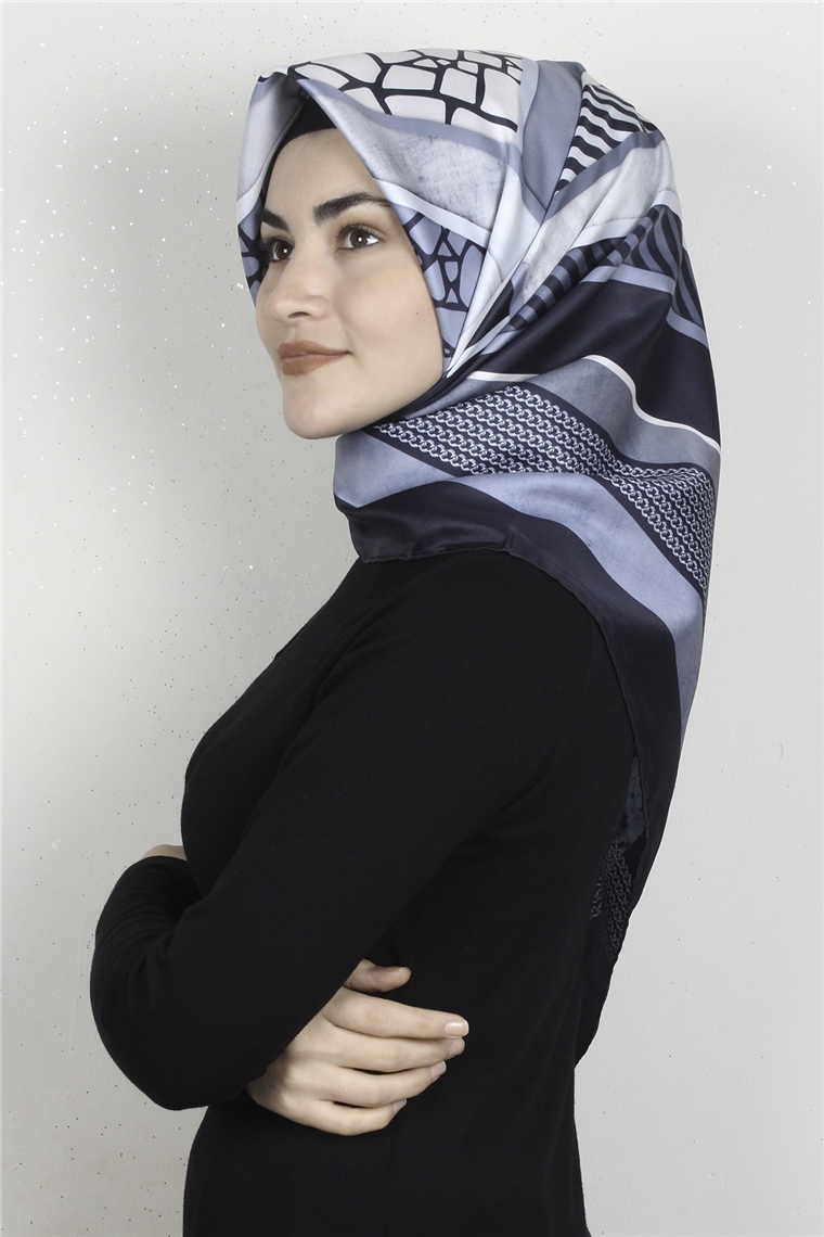 Piramit Dijital Eşarp 1356-3