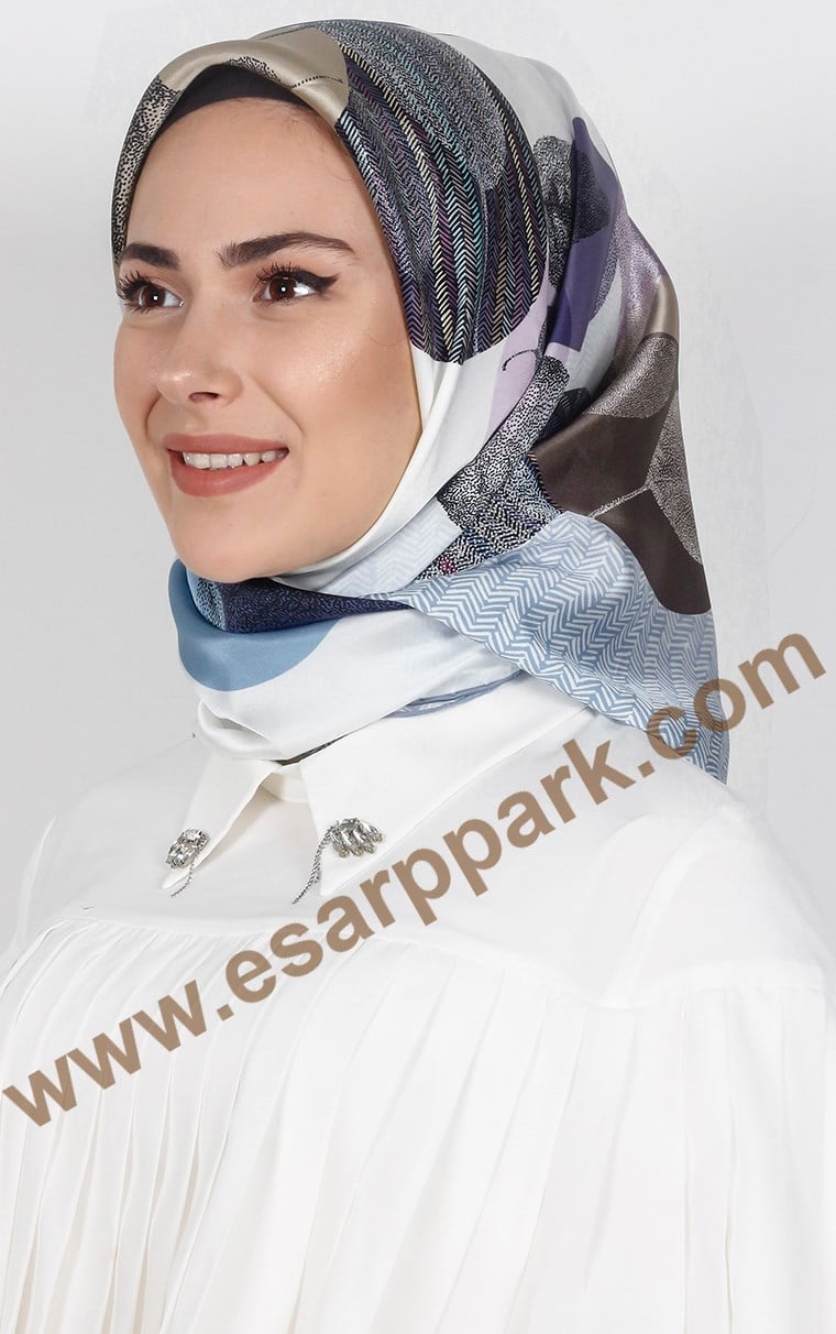 Piramit İpek Eşarp 1872-7