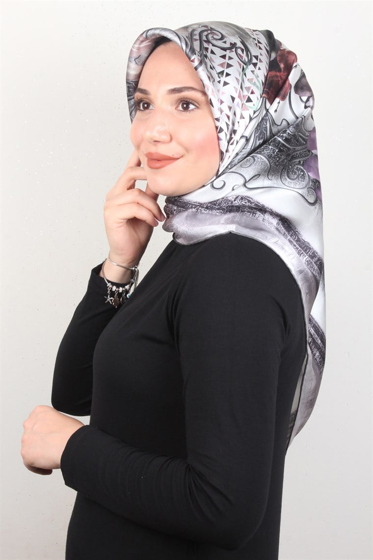 Piramit İpek Eşarp 1883-6
