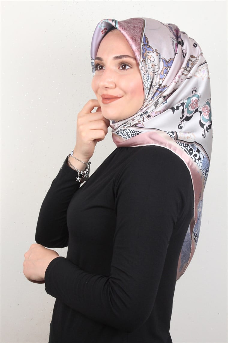 Piramit İpek Eşarp 1889-3