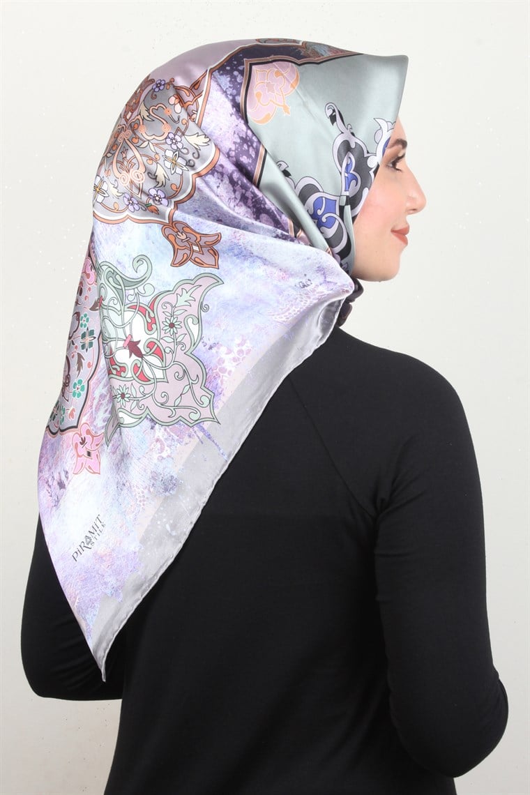 Piramit İpek Eşarp 1889-4