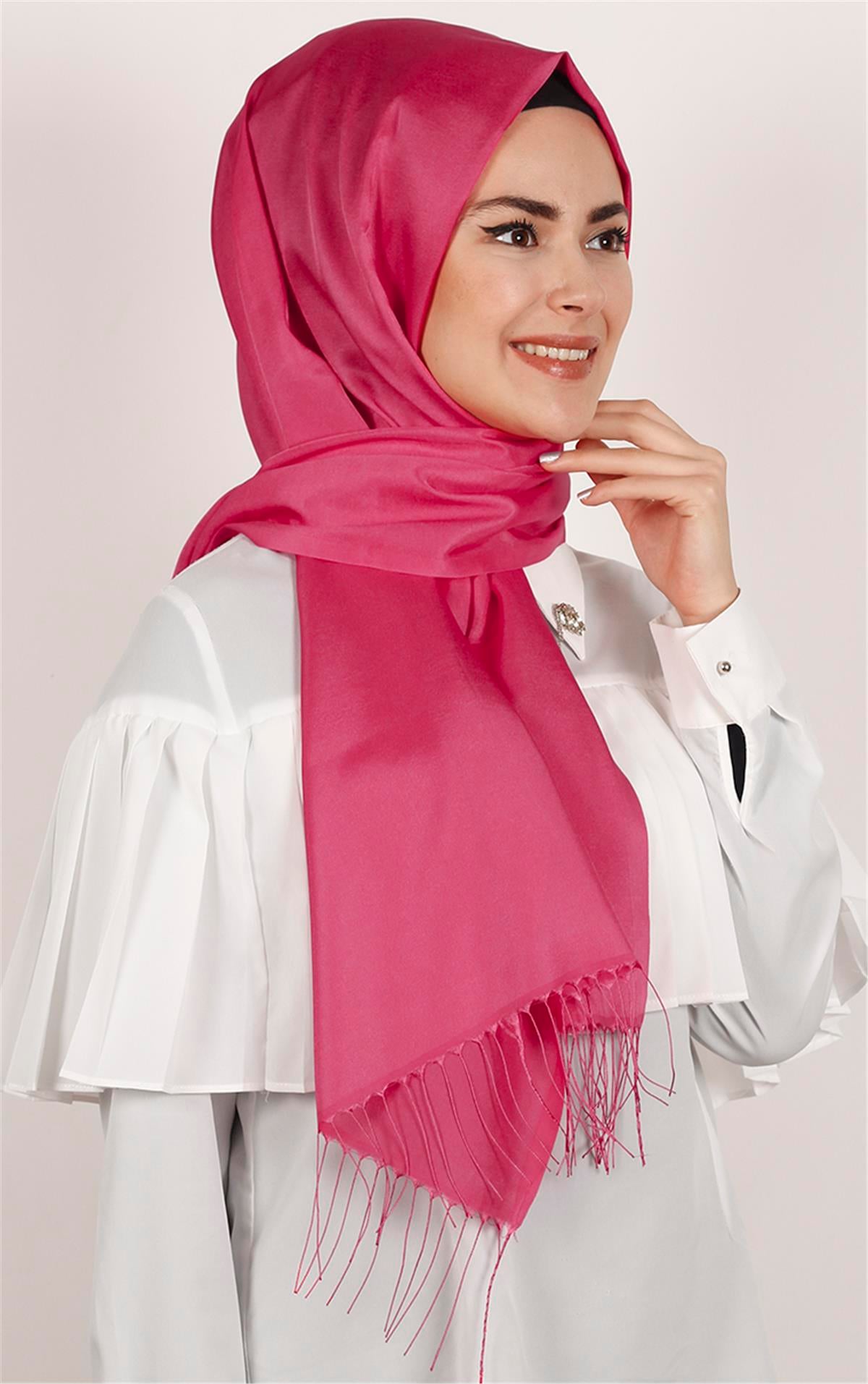 Piramit İpeksi Şal 2806-25 Şeker Pembe