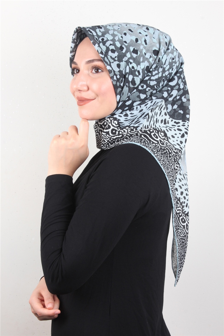 Piramit Krep Eşarp 116-0011-01 Mint
