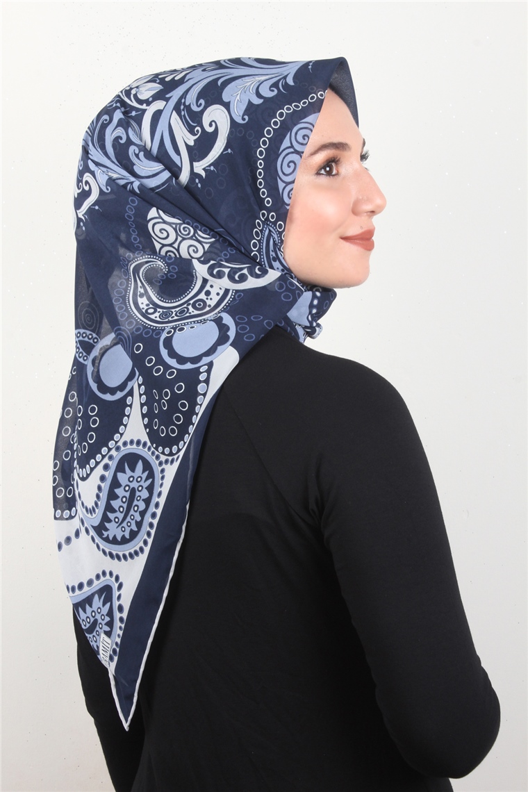 Piramit Krep Eşarp 11600-14