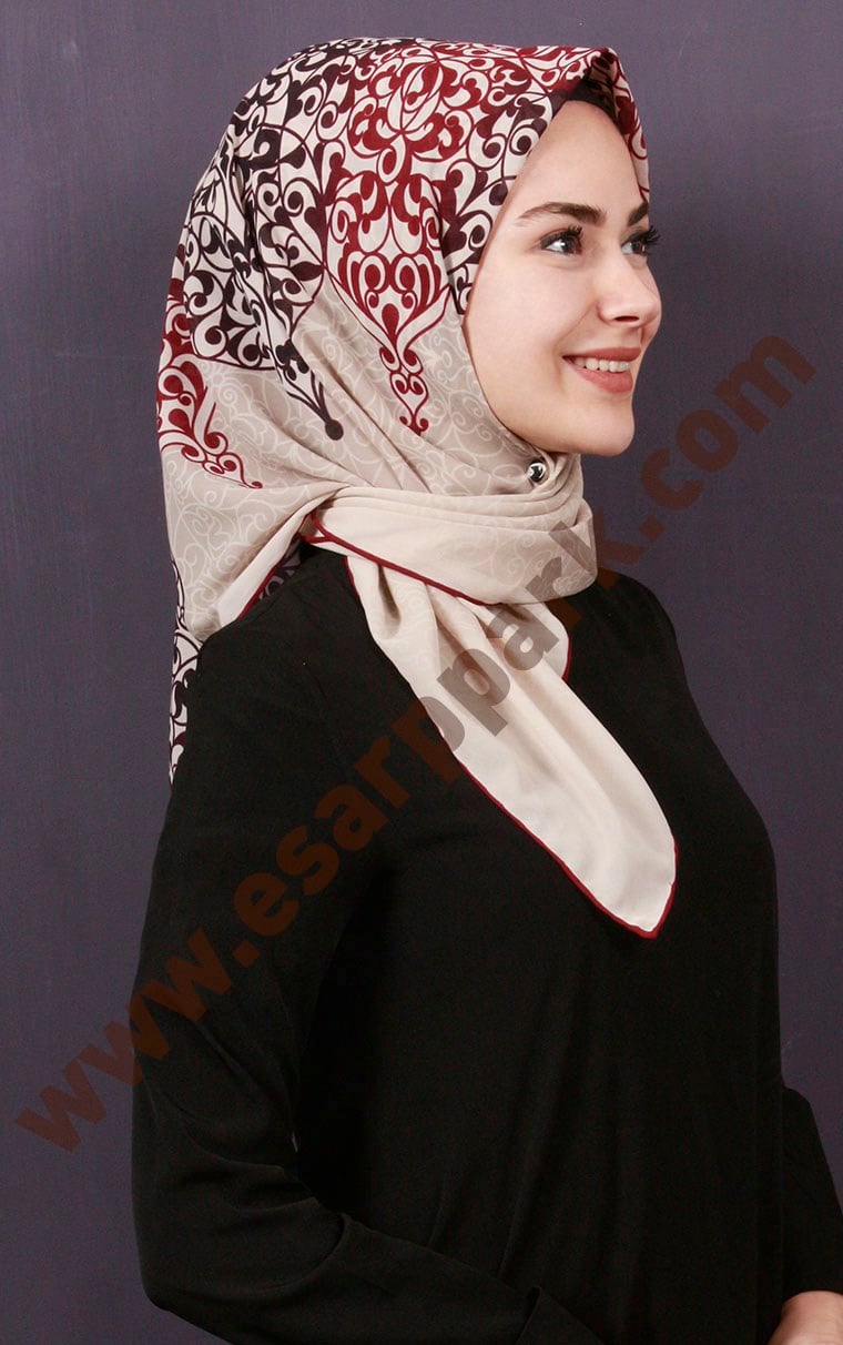 Piramit Krep Eşarp 11600-22