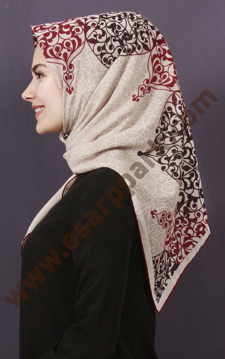 Piramit Krep Eşarp 11600-22