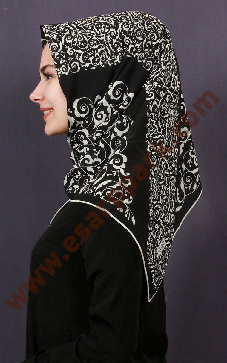 Piramit Krep Eşarp 11600-23