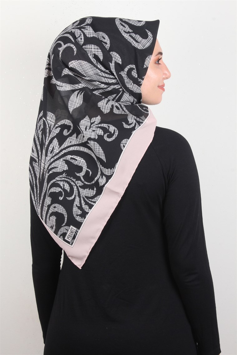 Piramit Krep Eşarp 11600-39