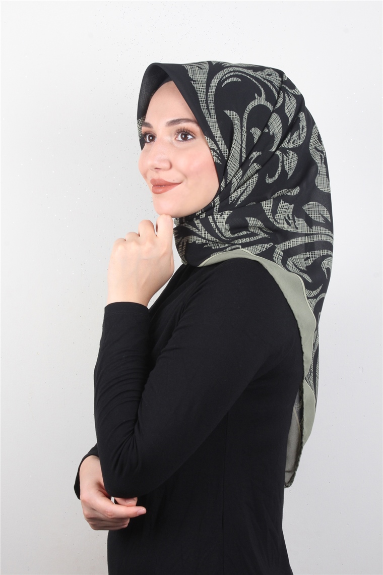 Piramit Krep Eşarp 11600-40