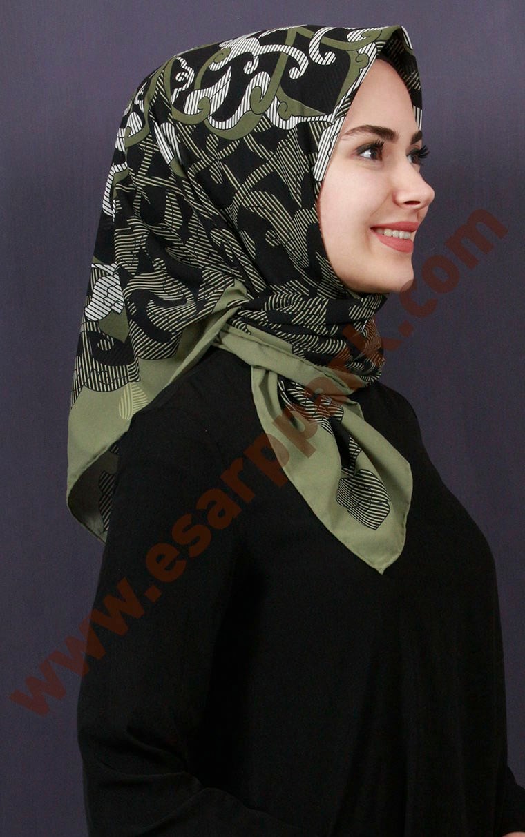 Piramit Krep Eşarp 11600-51