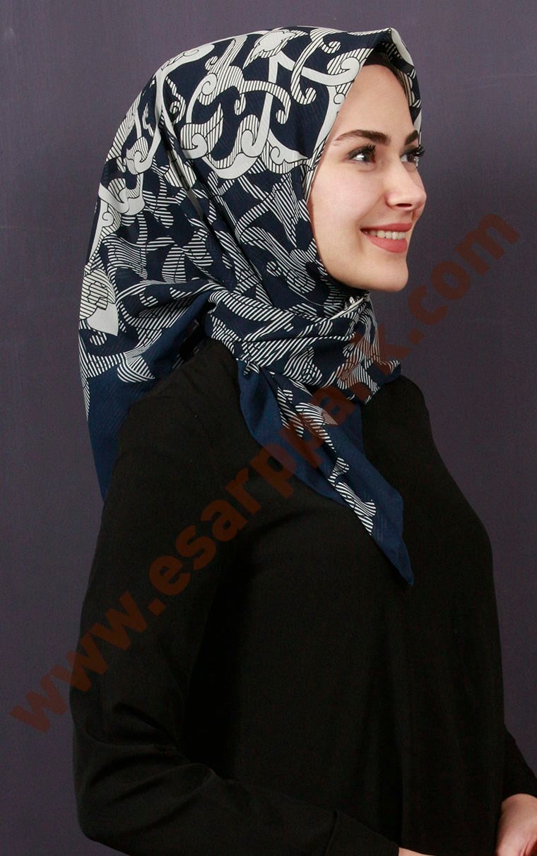 Piramit Krep Eşarp 11600-64
