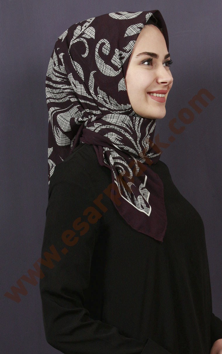 Piramit Krep Eşarp 11600-67