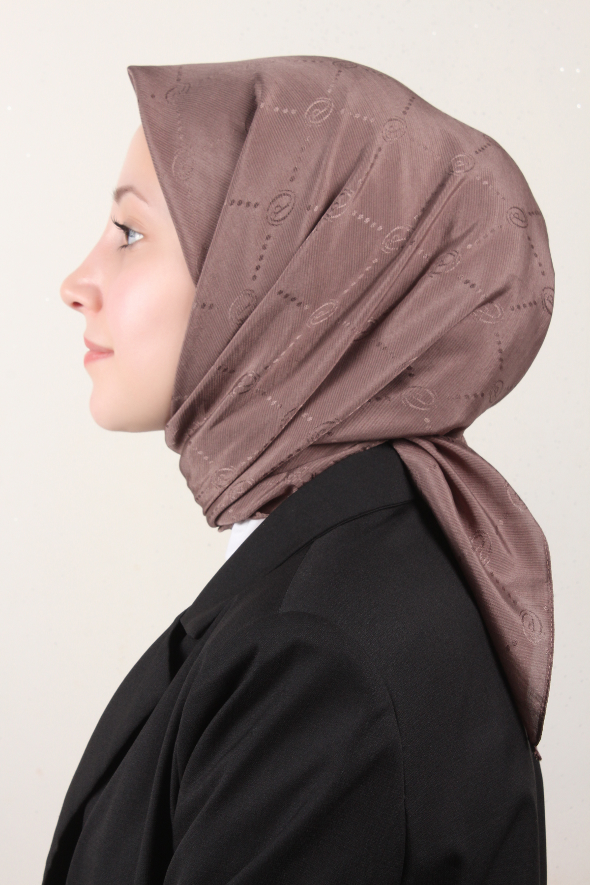 Piramit Monogram Eşarp 4117-35