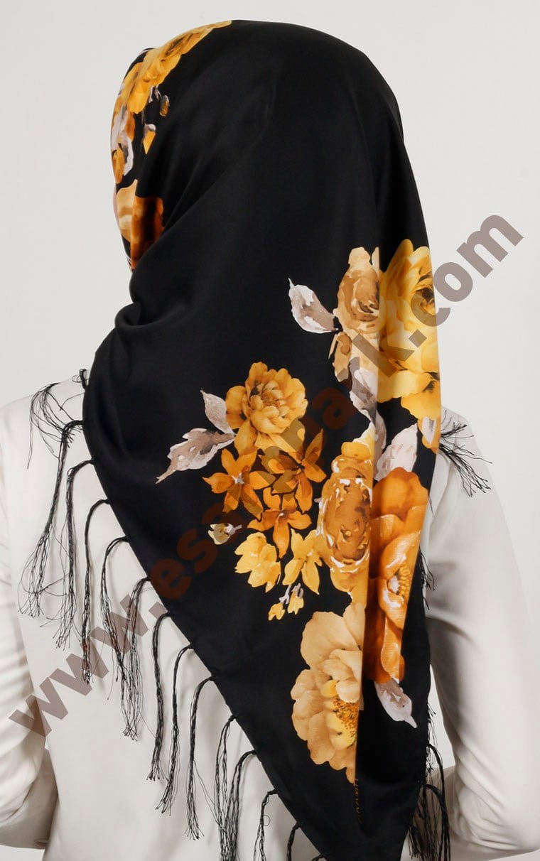 Piramit Püsküllü Eşarp 111-0023-54