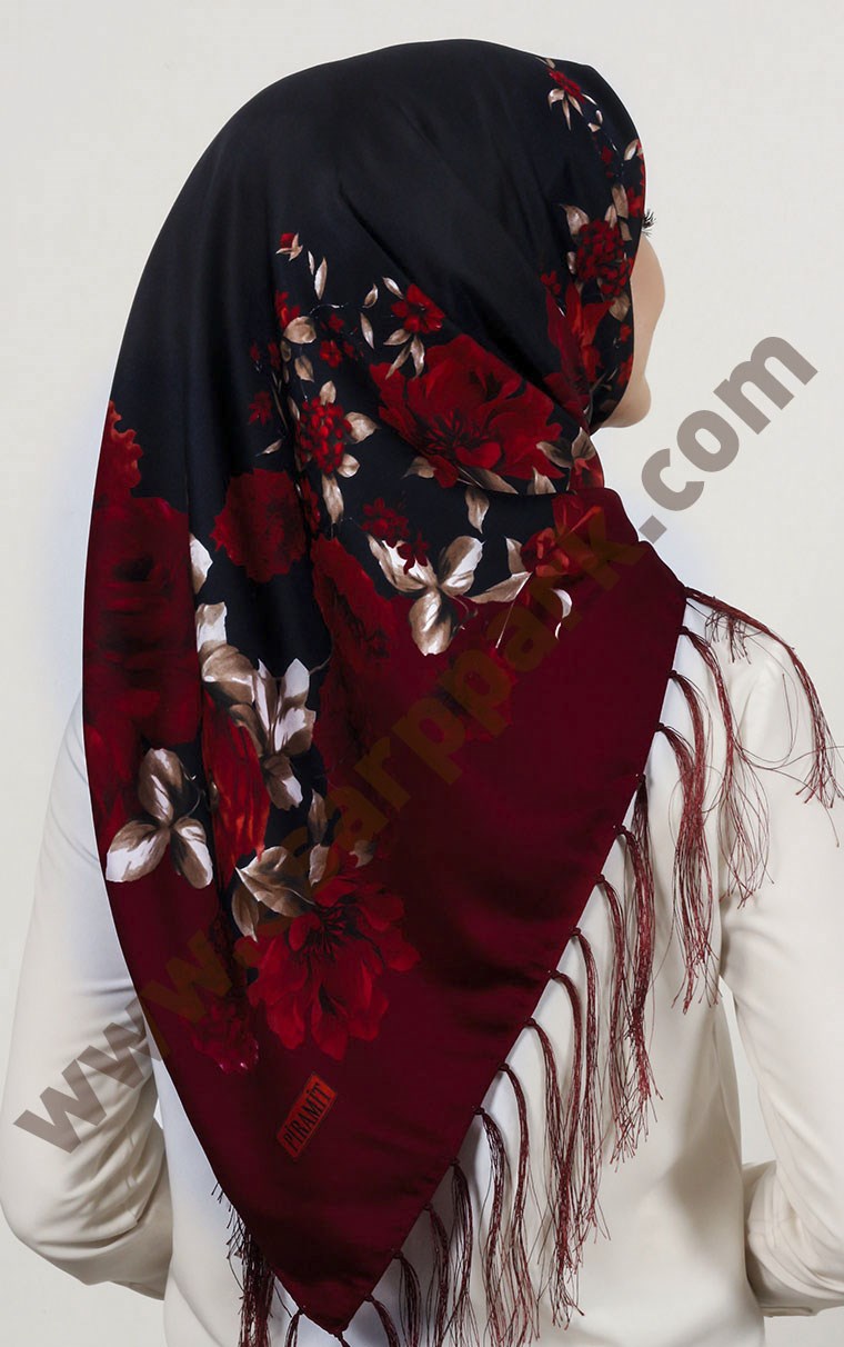 Piramit Püsküllü Eşarp 111-0023-62