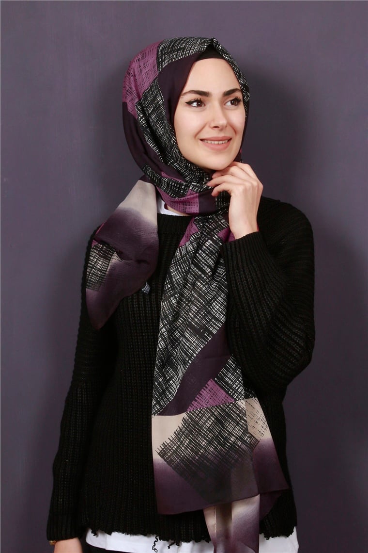 Piramit Trend Şal 5018-12