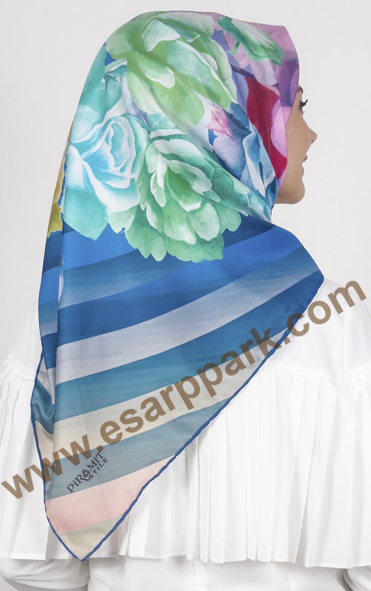 Piramit Twill İpek Eşarp 1847-2