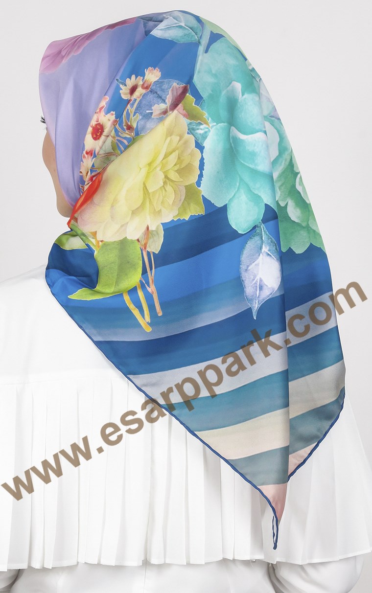 Piramit Twill İpek Eşarp 1847-2