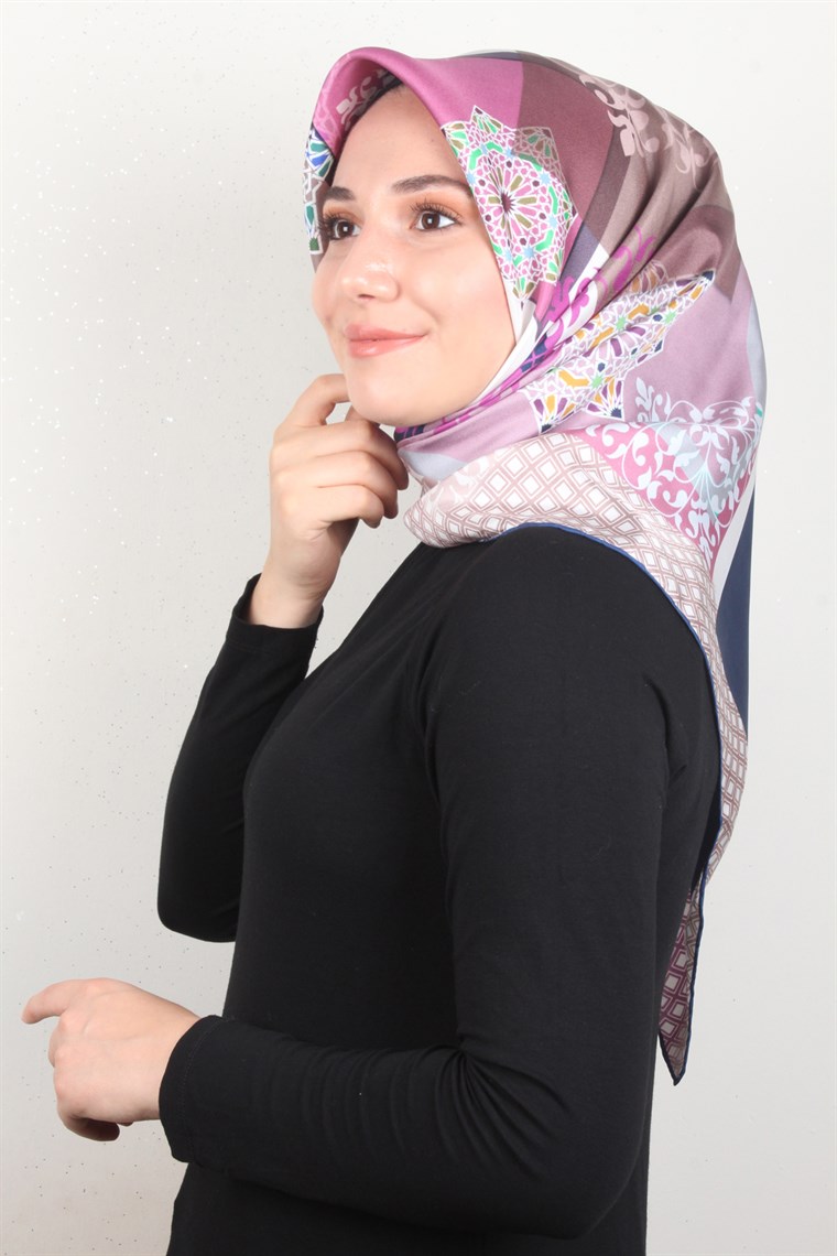 Piramit Twill İpek Eşarp 1865-2