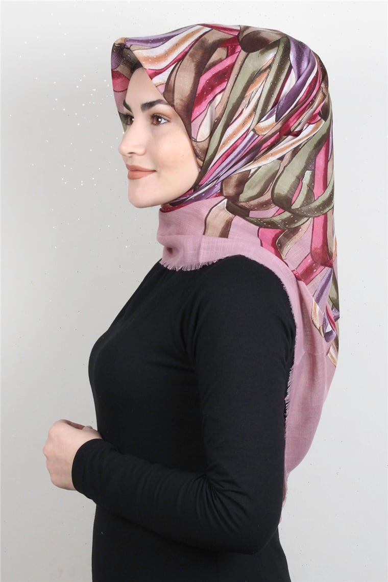 Pmuklu Trend Eşarp 9939-12 Pudra 