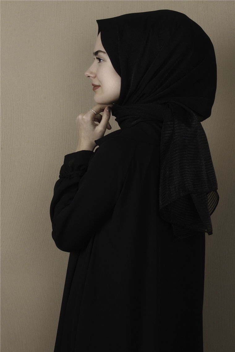 Prenses Stor Şal 4297-1 Siyah