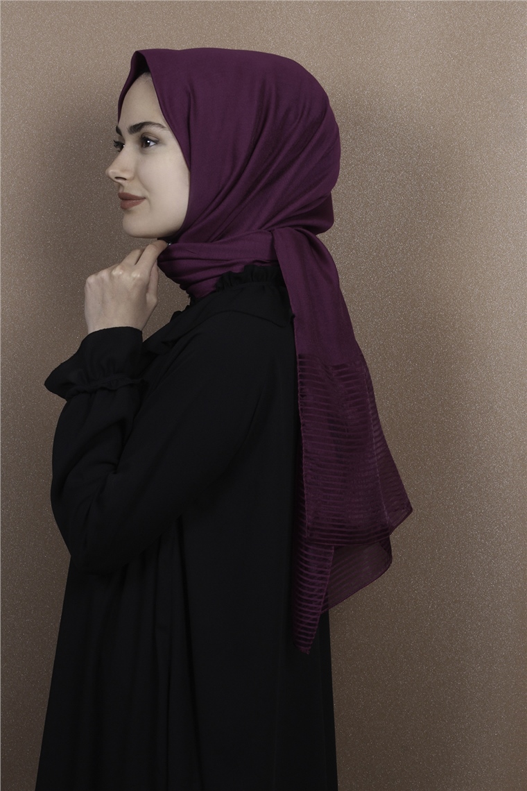 Prenses Stor Şal 4297-9 Fuşya