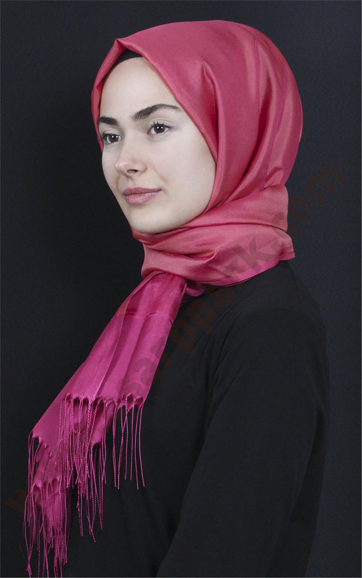 Prenses Tül Şal 2808-5 Pembe