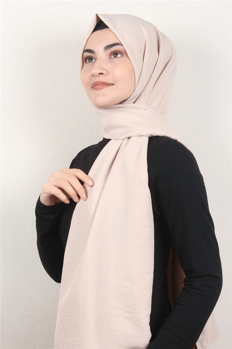 Prime Pamuk Caz Şal 5501-3 Krem