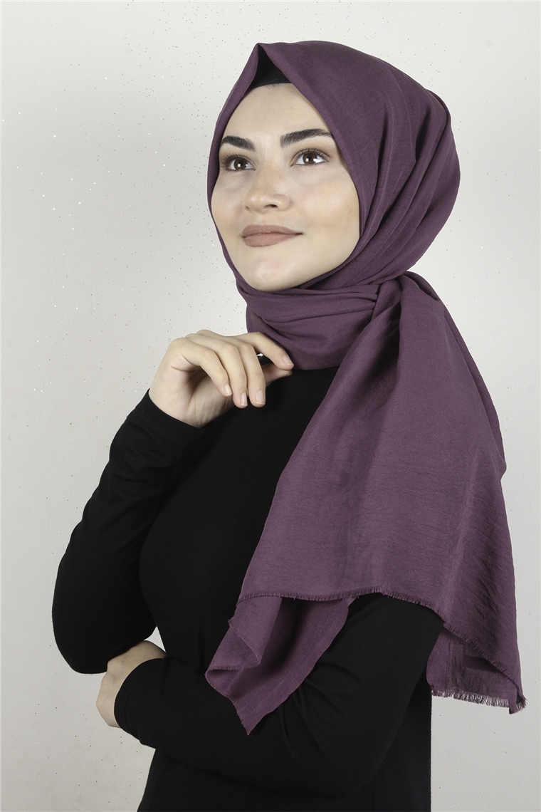 Relax Kraşlı Şal 2721-4 Gül Kurusu