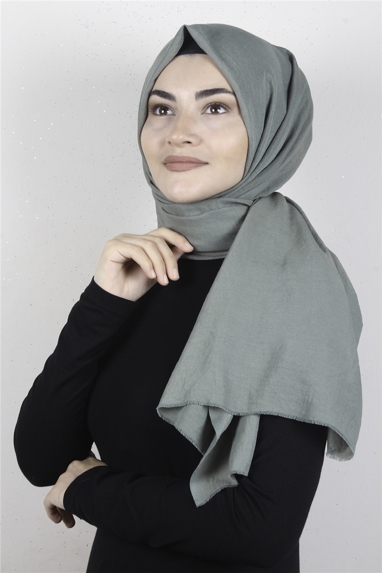 Relax Kraşlı Şal 2721-6 Mint Yeşili