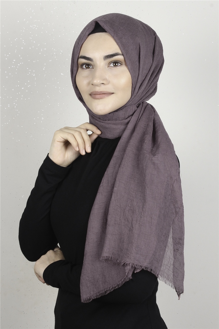 Relax Şal 2722-34 İncir Moru
