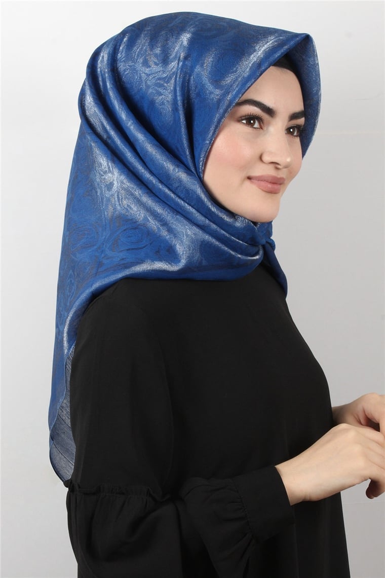Rose Simli Eşarp 3200-10 Mavi