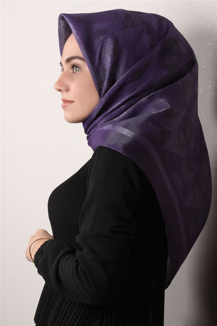 Rose Simli Eşarp 3201-5 Mor