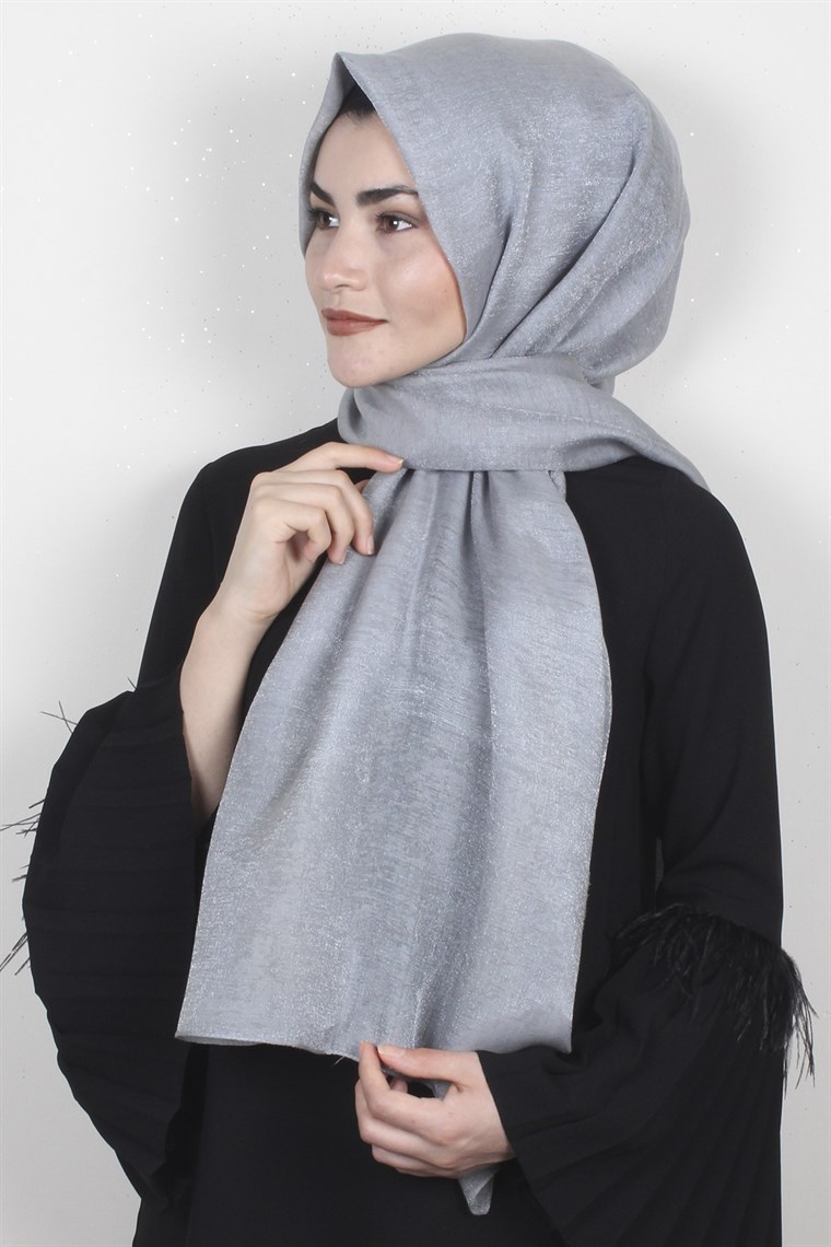 Rose Simli Şal 1385-34 Gümüş
