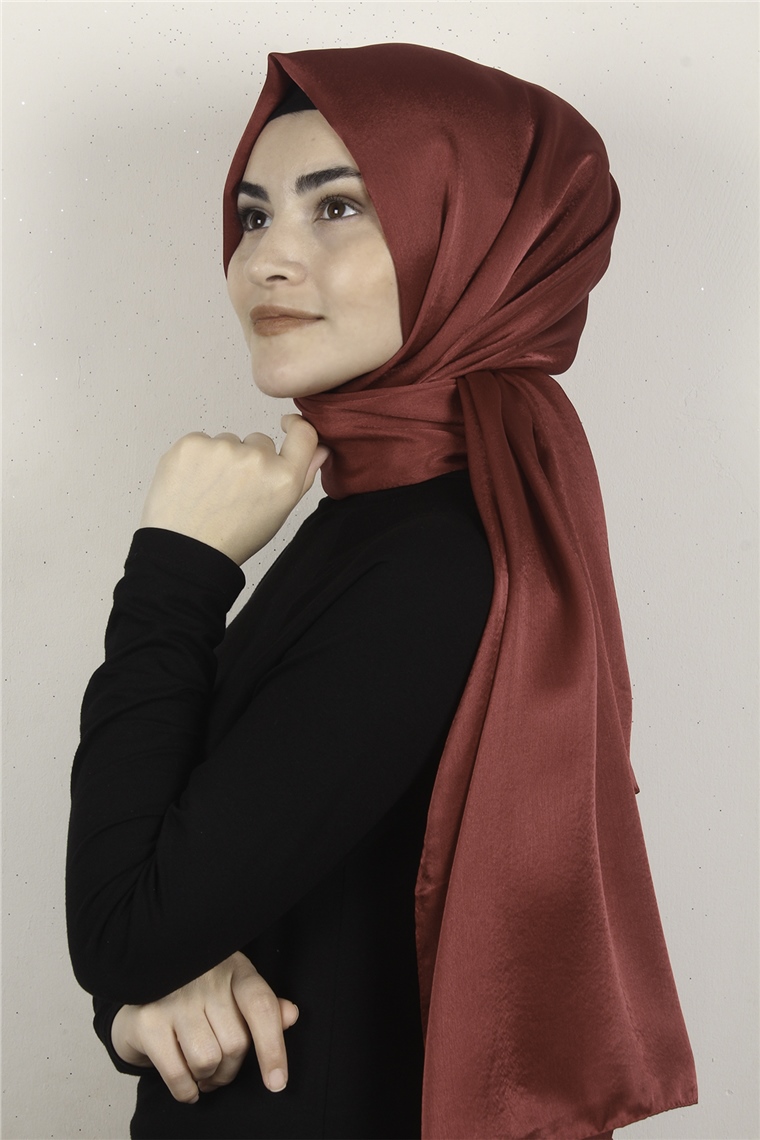 Shine Janjan Şal 2730-1 Kırmızı