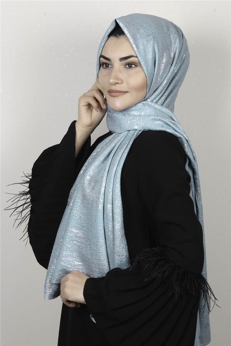 Sidelya Varaklı Şal 3090-29 Cam Göbeği