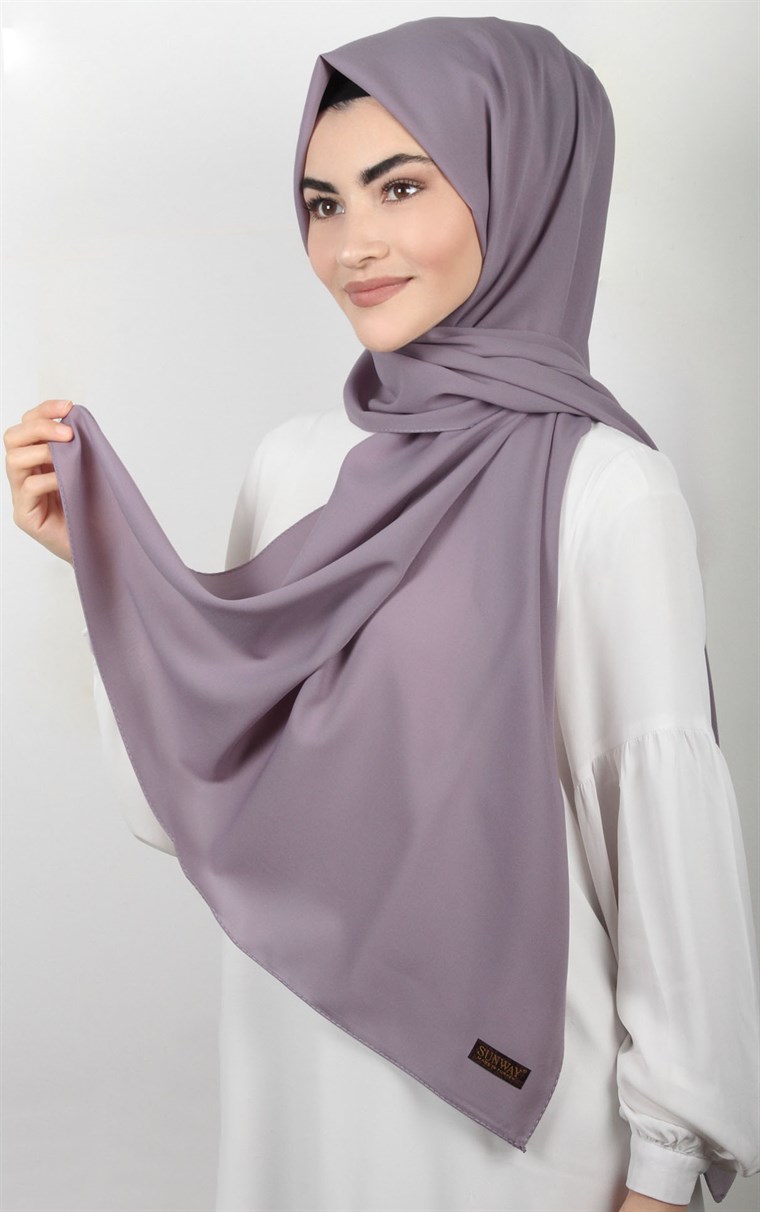 Şifon Şal Düz Renk 1293-18