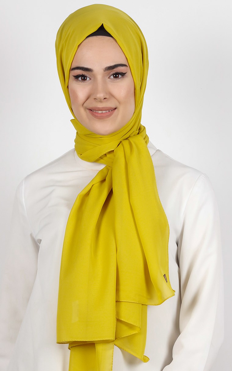Şifon Şal Düz Renk 1293-39
