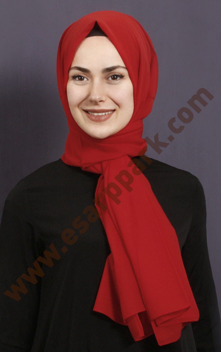 Şifon Şal Düz Renk 1293-55