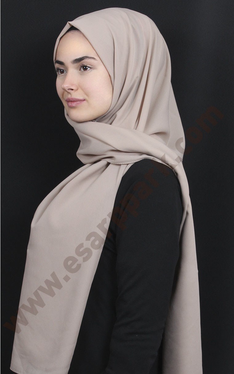 Şifon Şal Düz Renk 1293-59