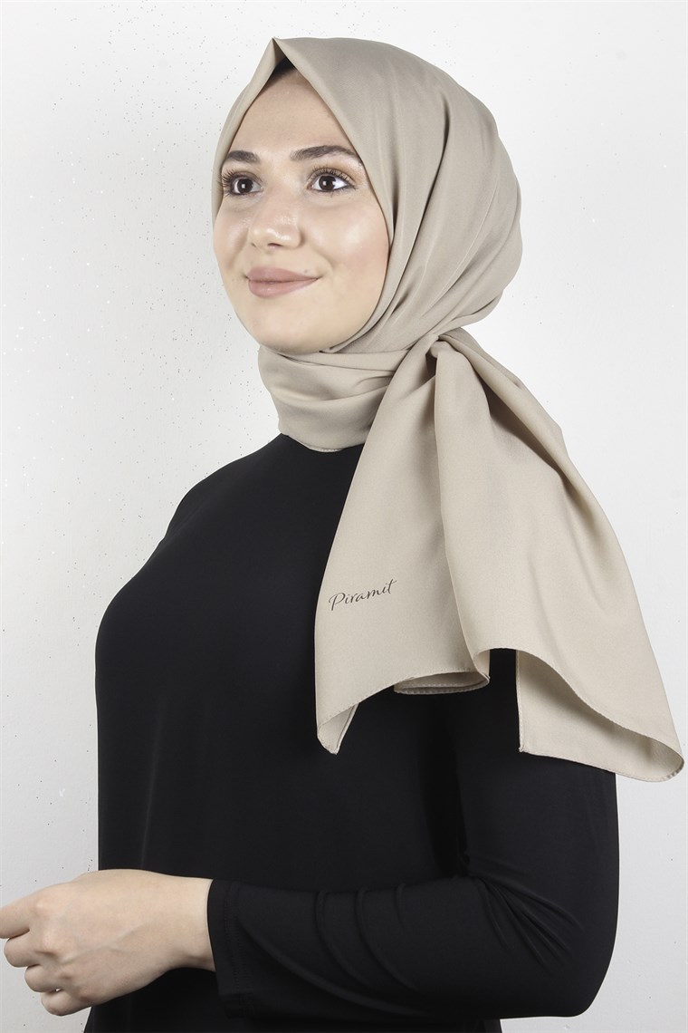 Şifon Şal Düz Renk 1293-94 Çöl Kahvesi